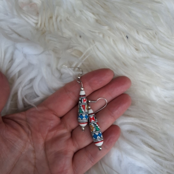 Peruvian Teardrop earrings‎ - Picture 2 of 4